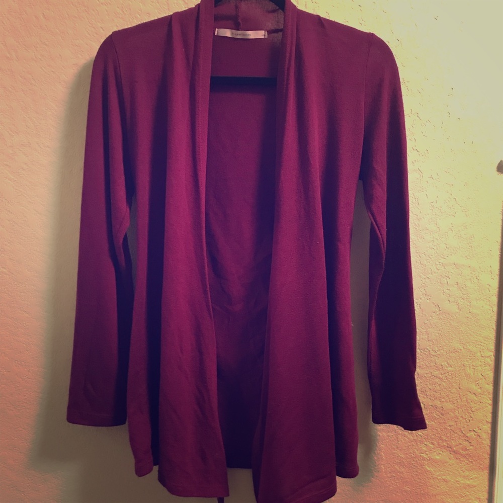 Small 41 Hawthorn Burgundy Cardigan